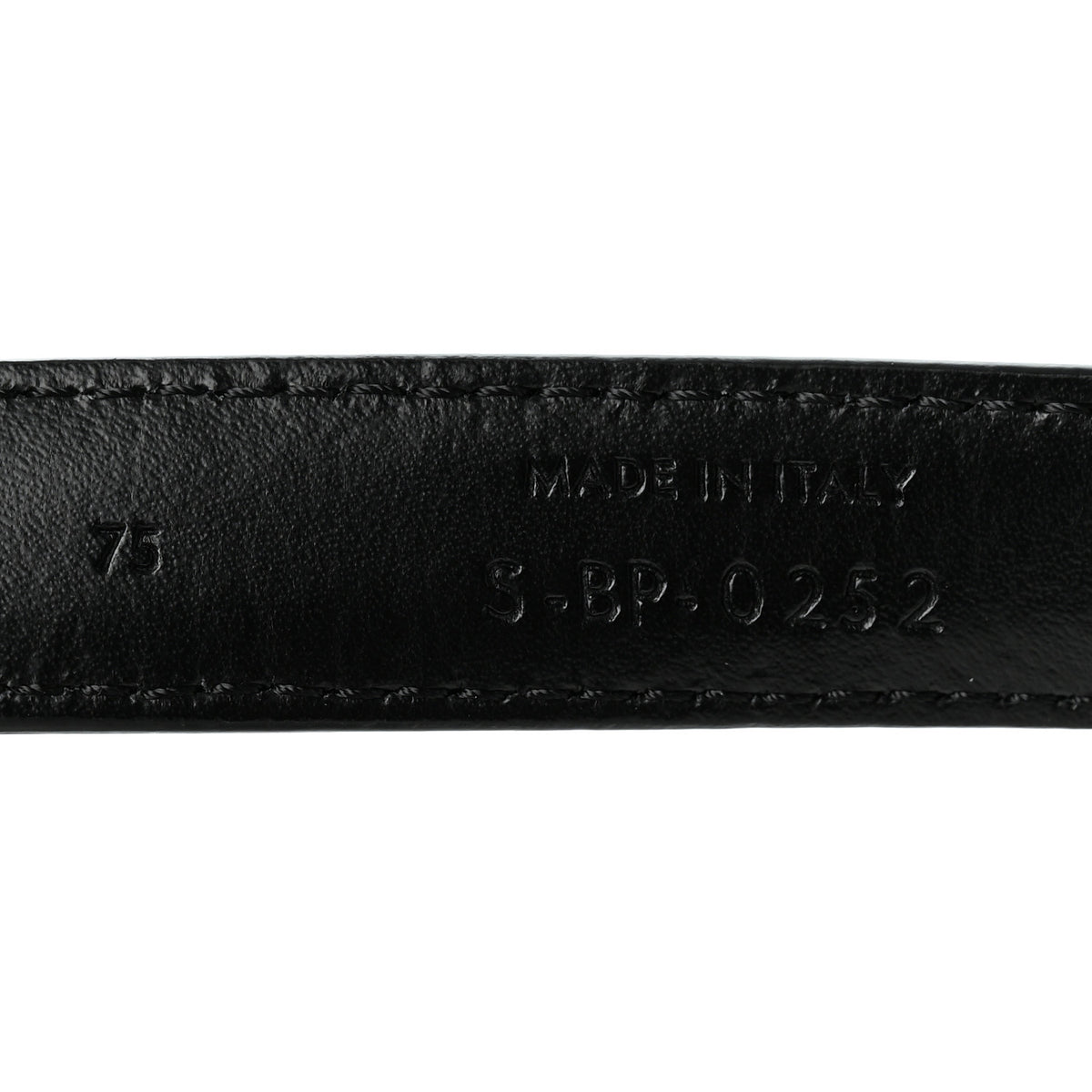 Box Calfskin Small 18mm Triomphe Belt 75 30 Black