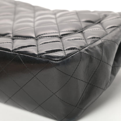 Chanel Lambskin Quilted Jumbo Single Flap Black 11 of 19