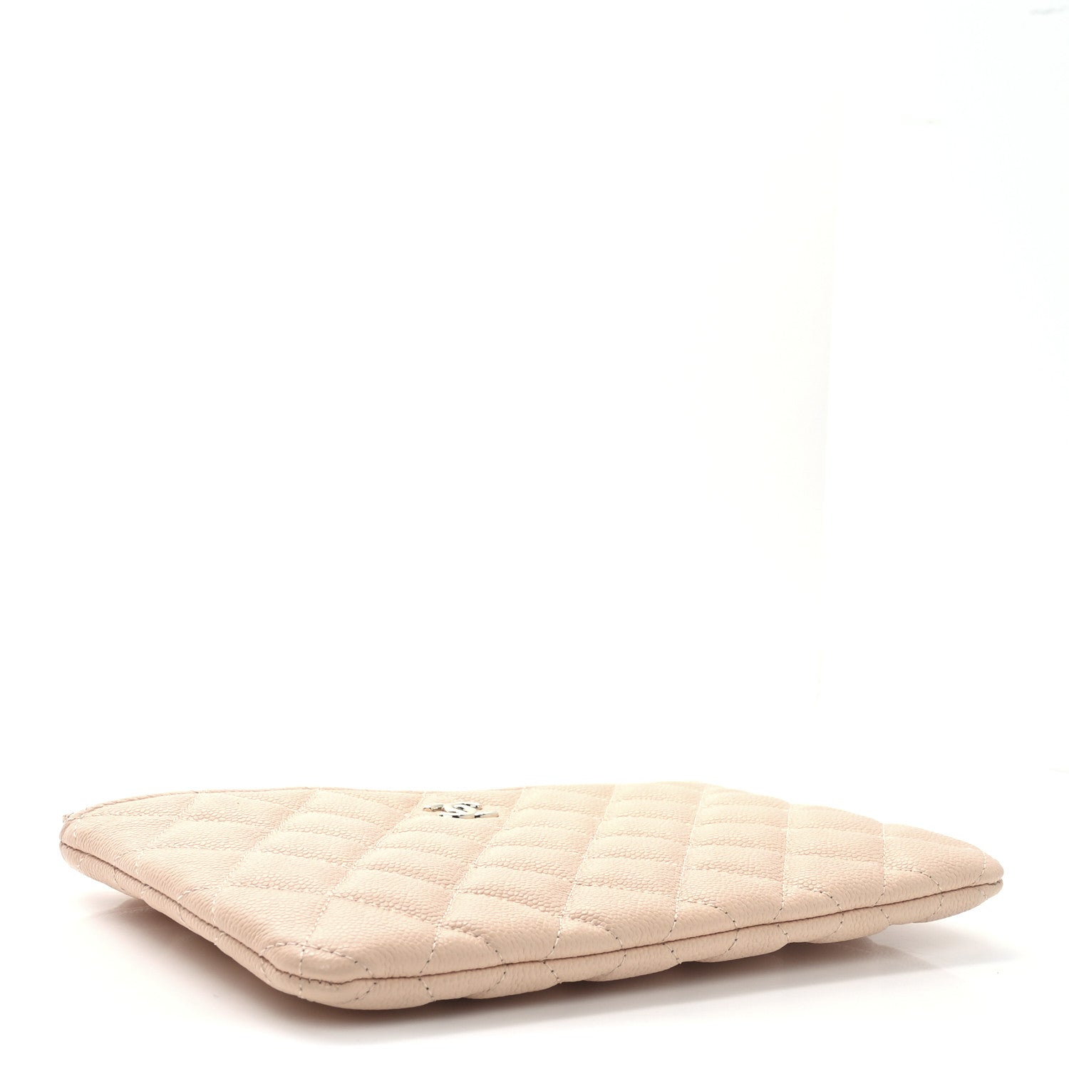 Chanel Caviar Quilted Cosmetic Case Beige 9 of 27