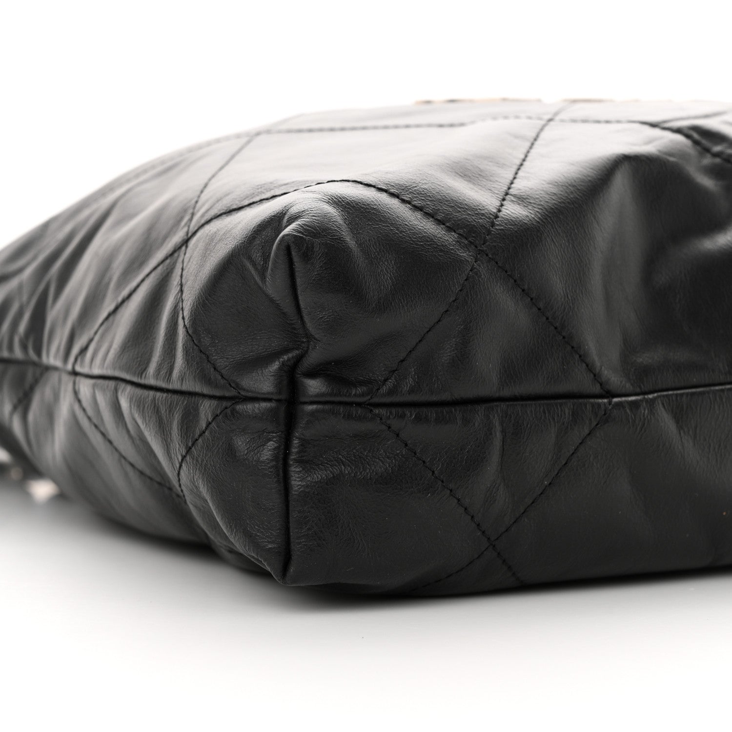 Chanel Shiny Calfskin Quilted Small Chanel 22 Black 10 of 13