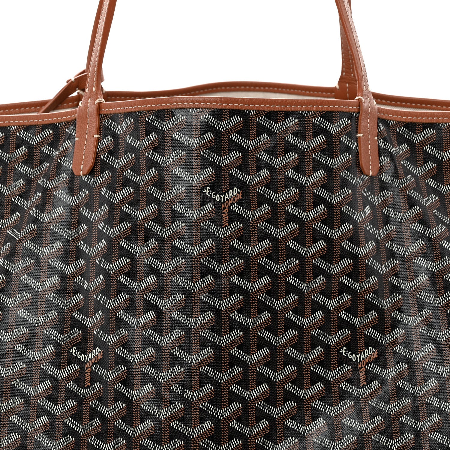 Goyard Goyardine Saint Louis GM Black Gold 9 of 12