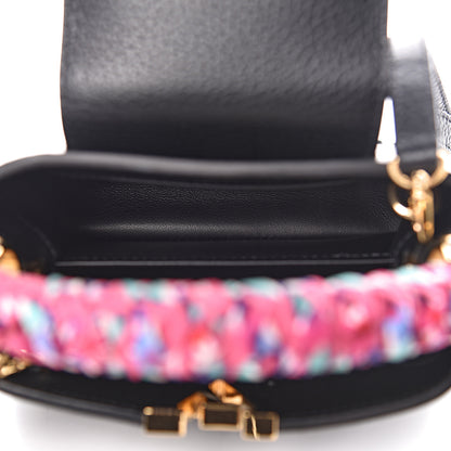 Louis Vuitton Taurillon Braided Capucines Mini Black 5 of 12