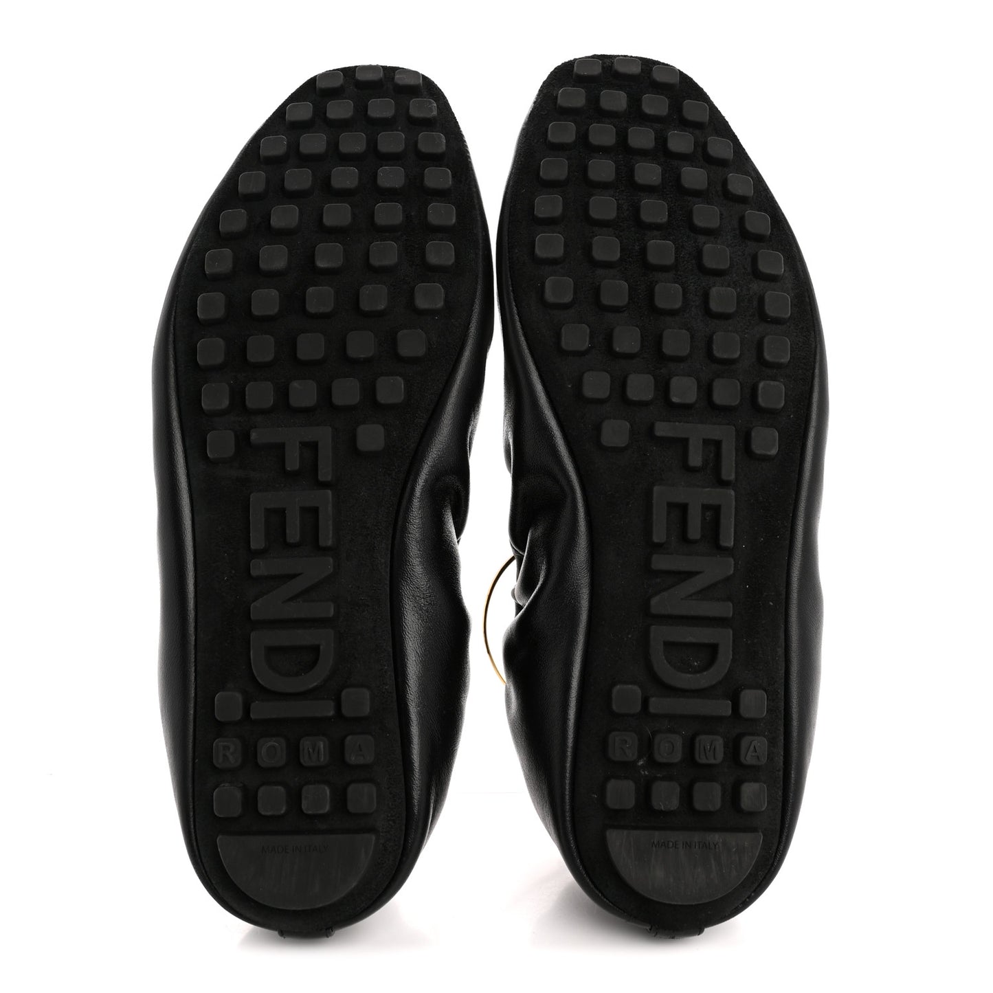 Vitello Filo Ballerina Flats 39 Black