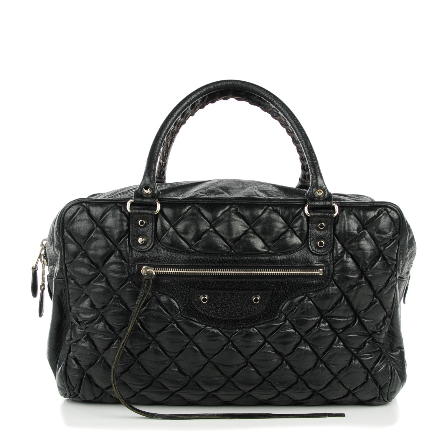 Balenciaga Chevre Quilted Matelasse MM Black 1 of 10