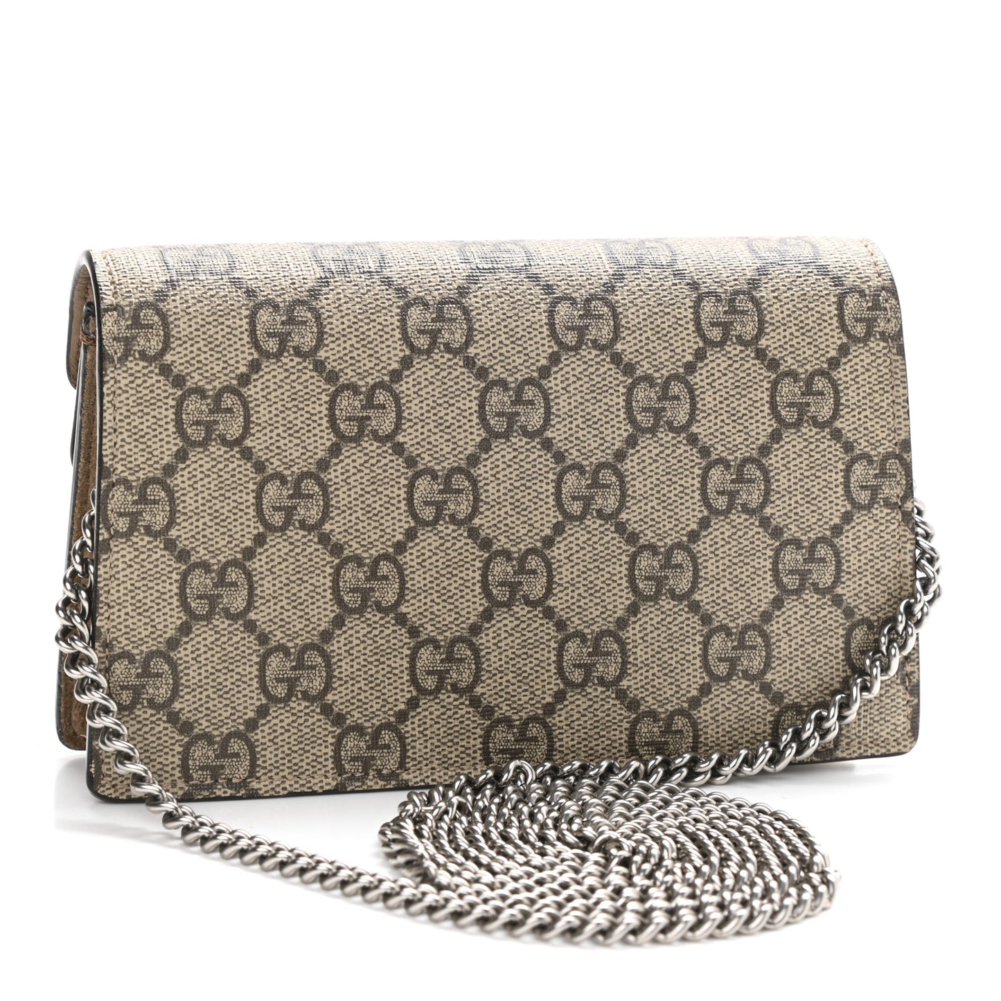 GG Supreme Monogram Super Mini Dionysus Shoulder Bag Taupe