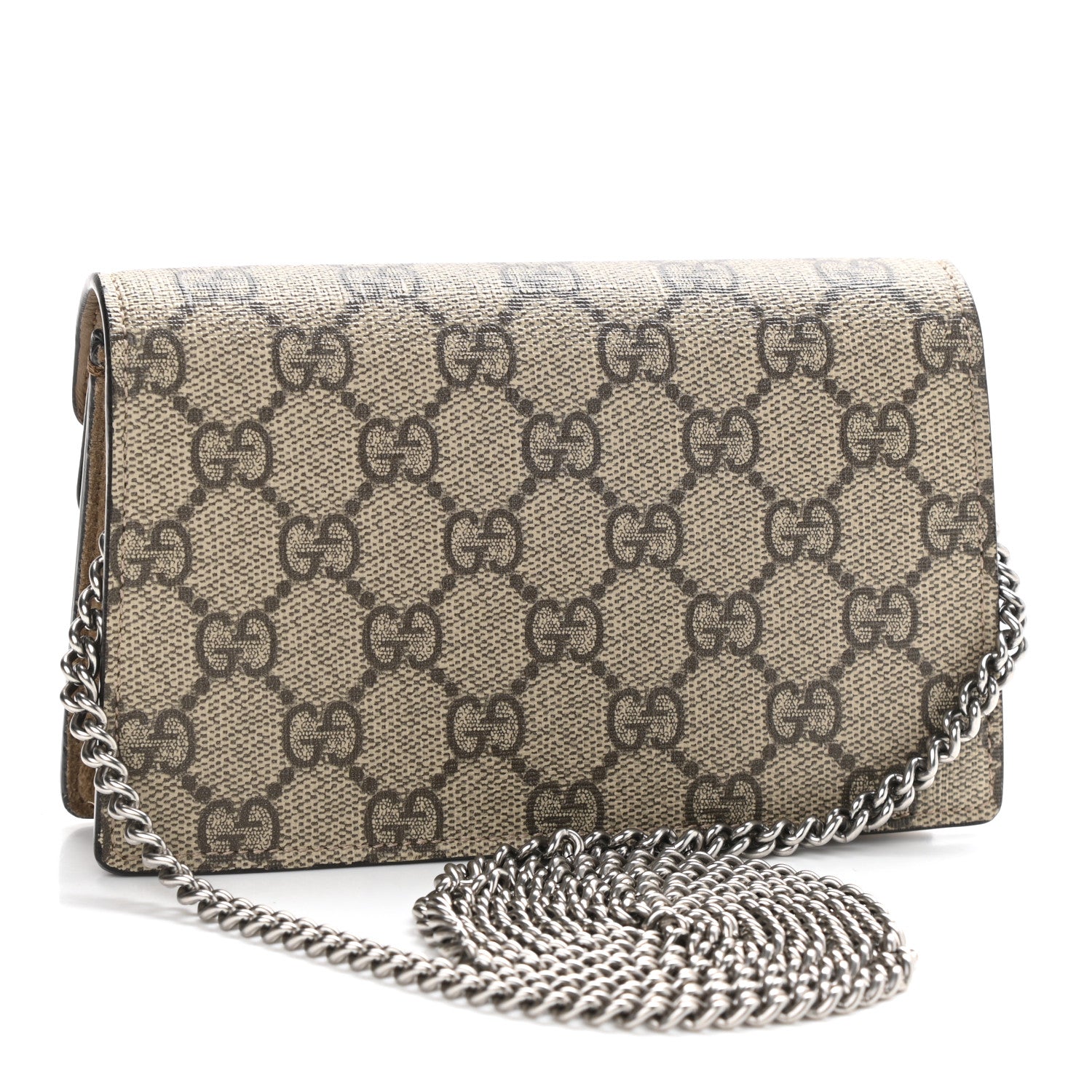 Gucci GG Supreme Monogram Super Mini Dionysus Shoulder Bag Taupe 3 of 10