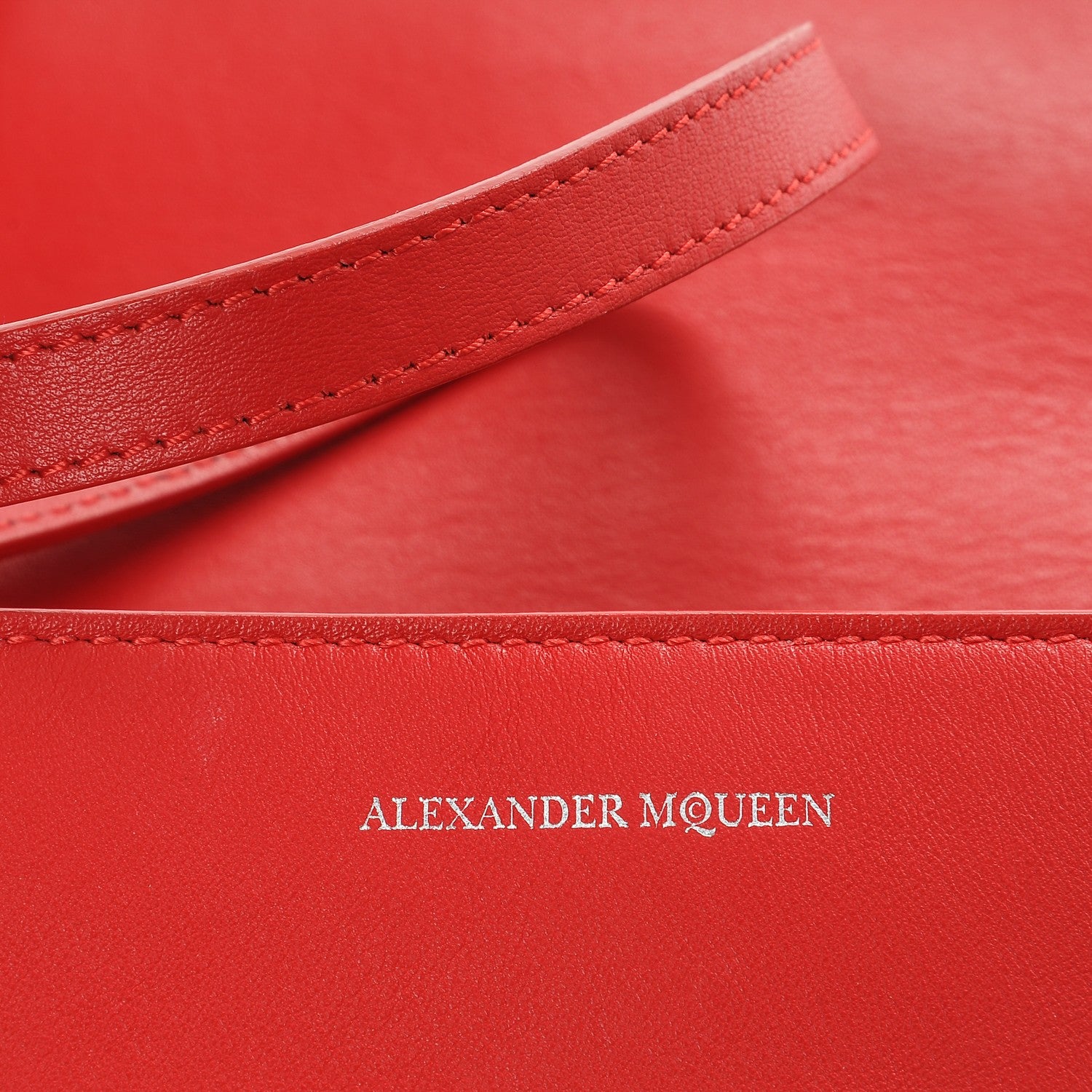 Alexander McQueen Calfskin Twin skull Tote Red 6 of 9