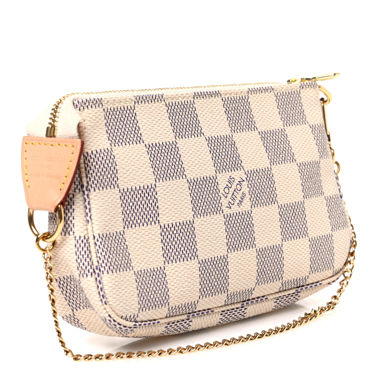 Louis Vuitton Damier Azur Mini Pochette Accessories 3 of 7
