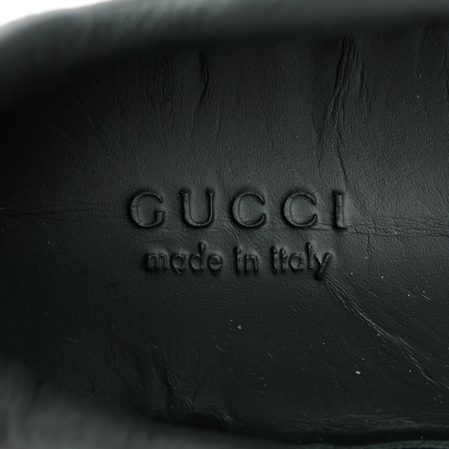 Gucci Calfskin Womens Re-Web Sneakers 36 Black White 9 of 11