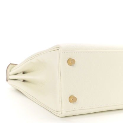 Hermes Togo Kelly Retourne 25 Mushroom 9 of 11