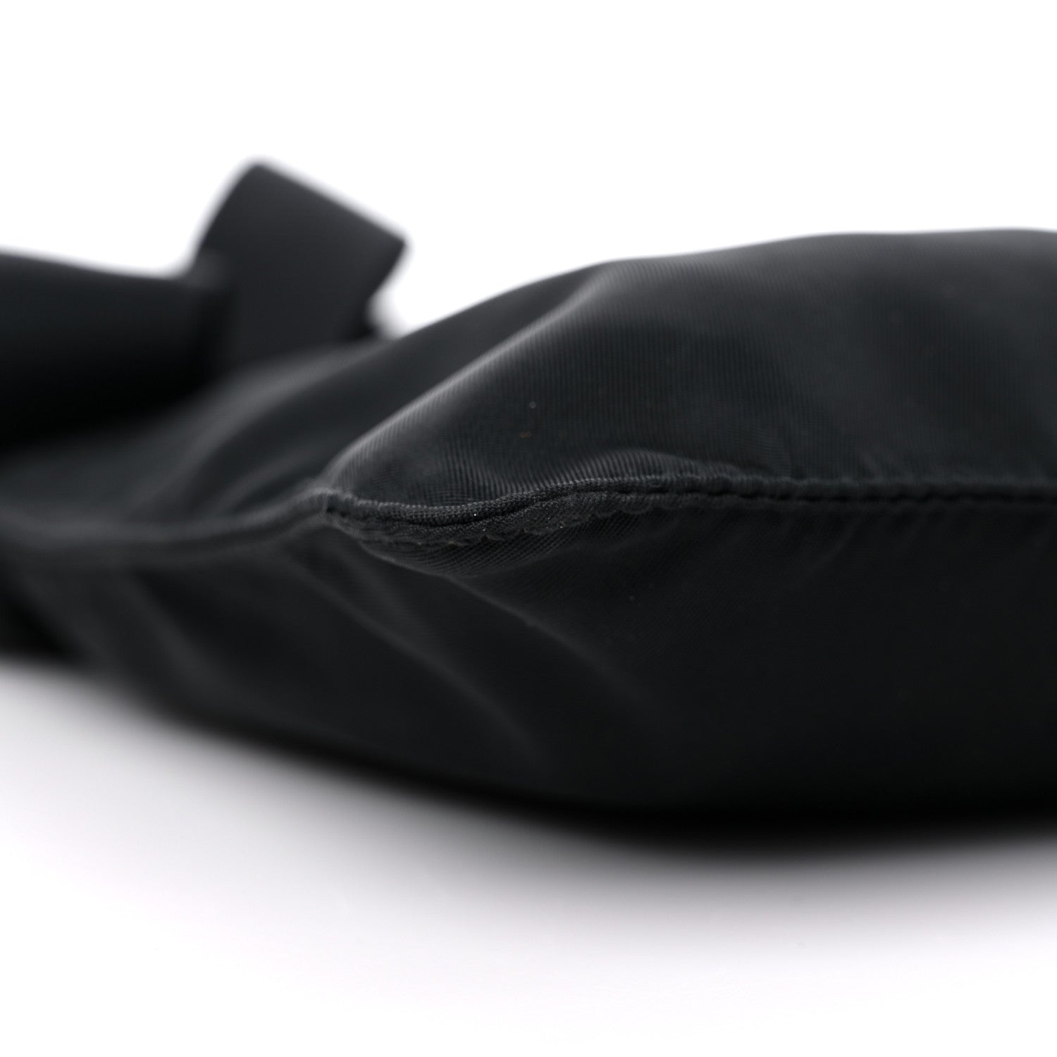 Prada Nylon Flat Messenger Bag Black 7 of 11