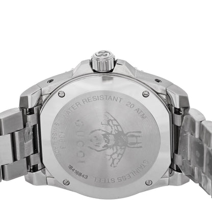 Gucci Stainless Steel 40mm Dive Quartz Watch White 4 of 5
