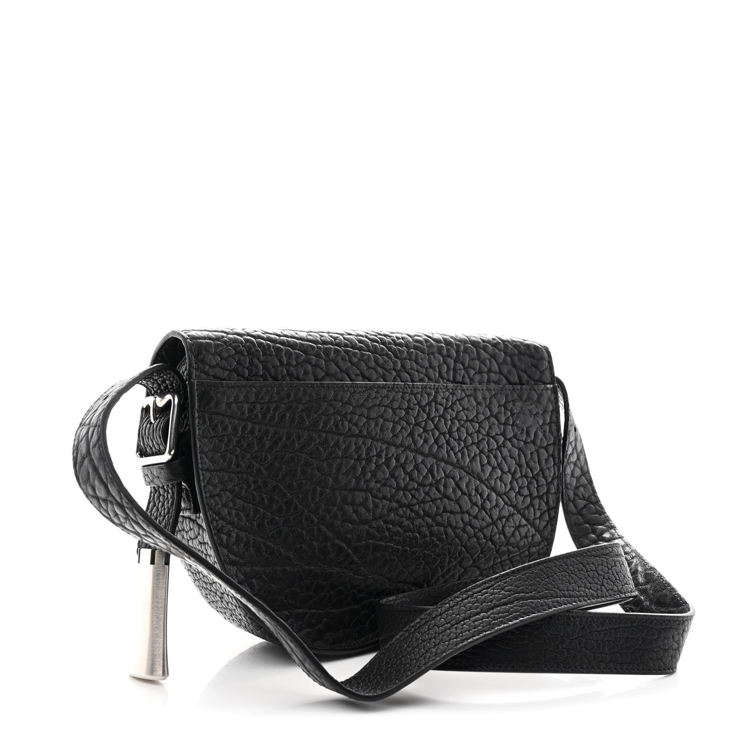 Burberry Grain Calfskin Small Chess Satchel Bag Black 3 of 9
