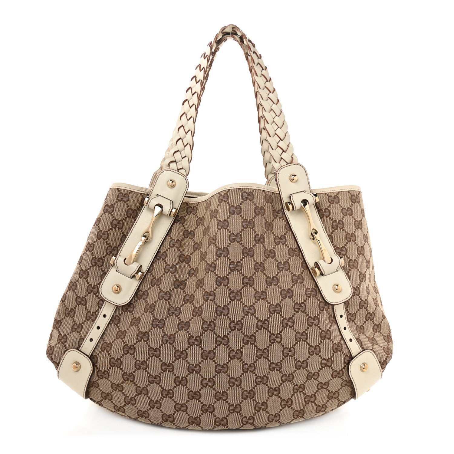 Gucci Monogram Medium Pelham Shoulder Bag Off White 1 of 16