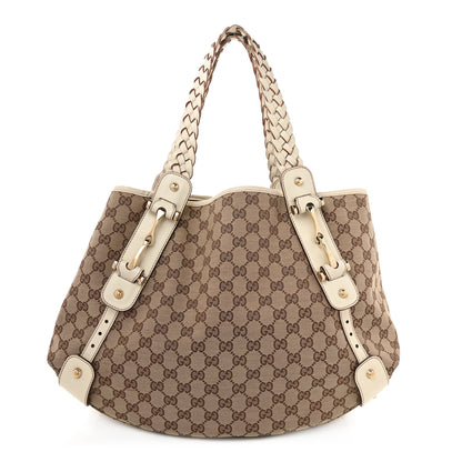 Gucci Monogram Medium Pelham Shoulder Bag Off White 1 of 16