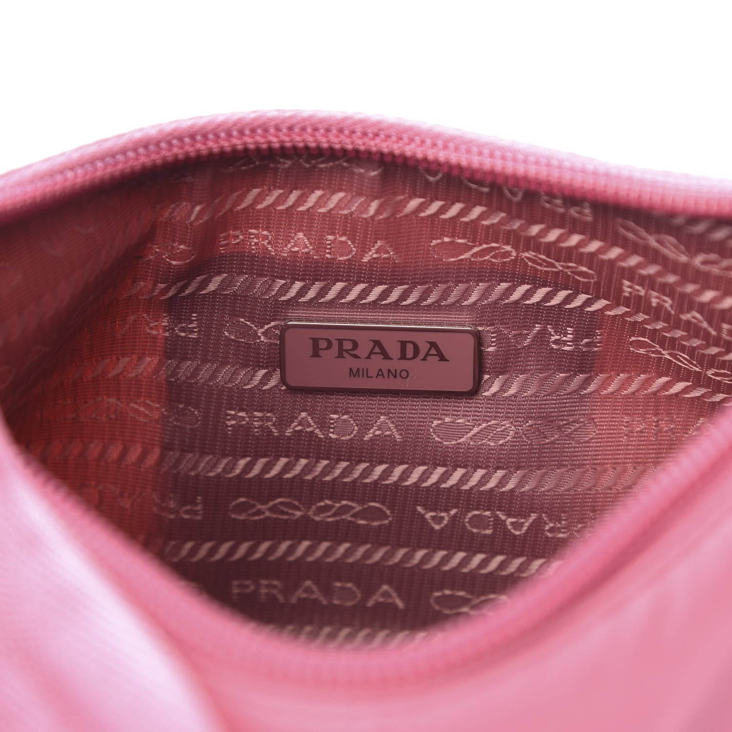 Prada Tessuto Nylon Mini Re-Edition 2000 Bag Begonia 6 of 10