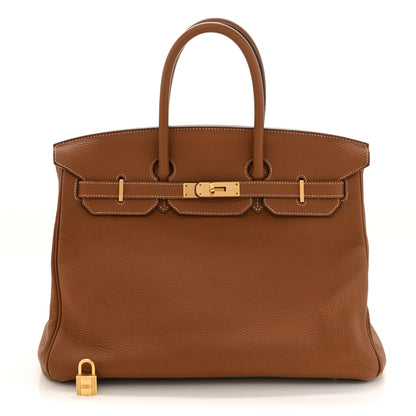 Hermes Togo Birkin 35 Gold 1 of 24