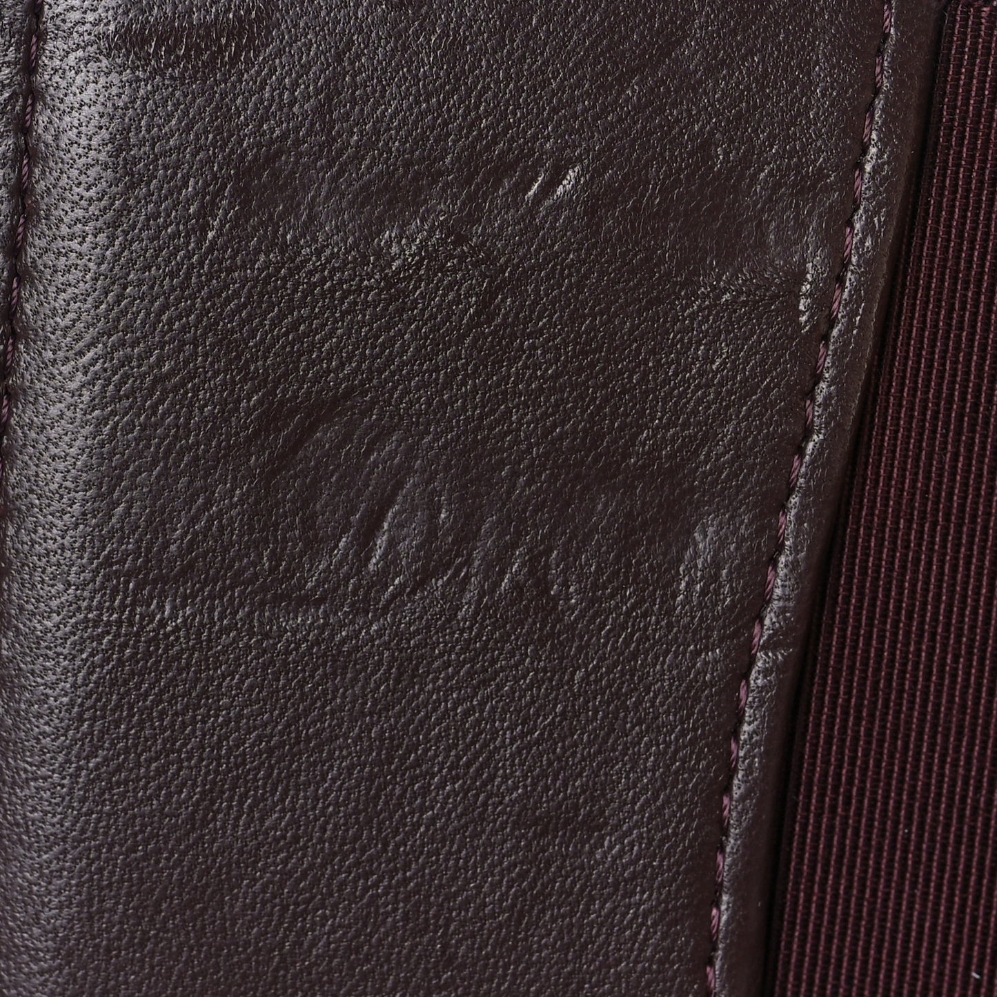 Lambskin Quilted 4 Key Holder Black