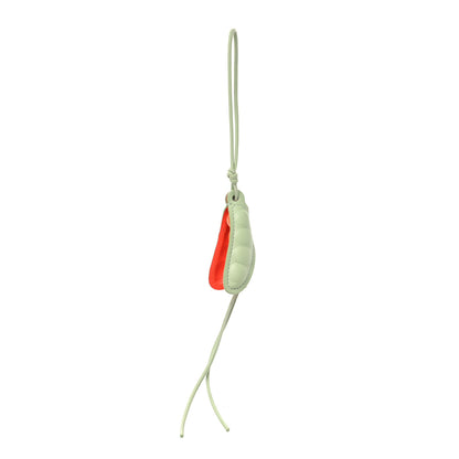 Loewe Calfskin Pea Pod Bag Charm Light Pear Bright Orange 1 of 4