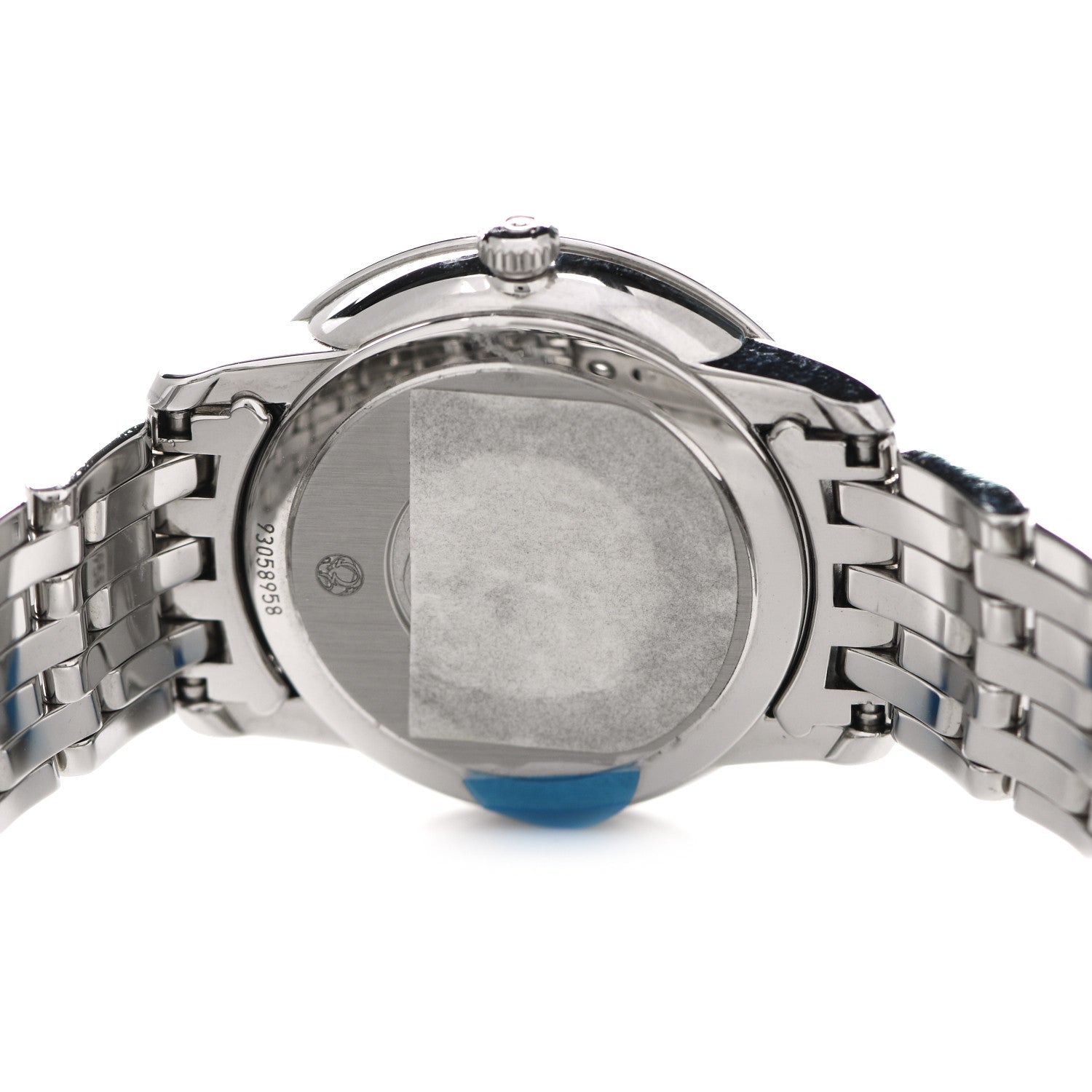 Omega Stainless Steel Diamond Mother of Pearl 27mm De Ville Prestige Quartz Watch 424.10.27.60.55.001 4 of 5