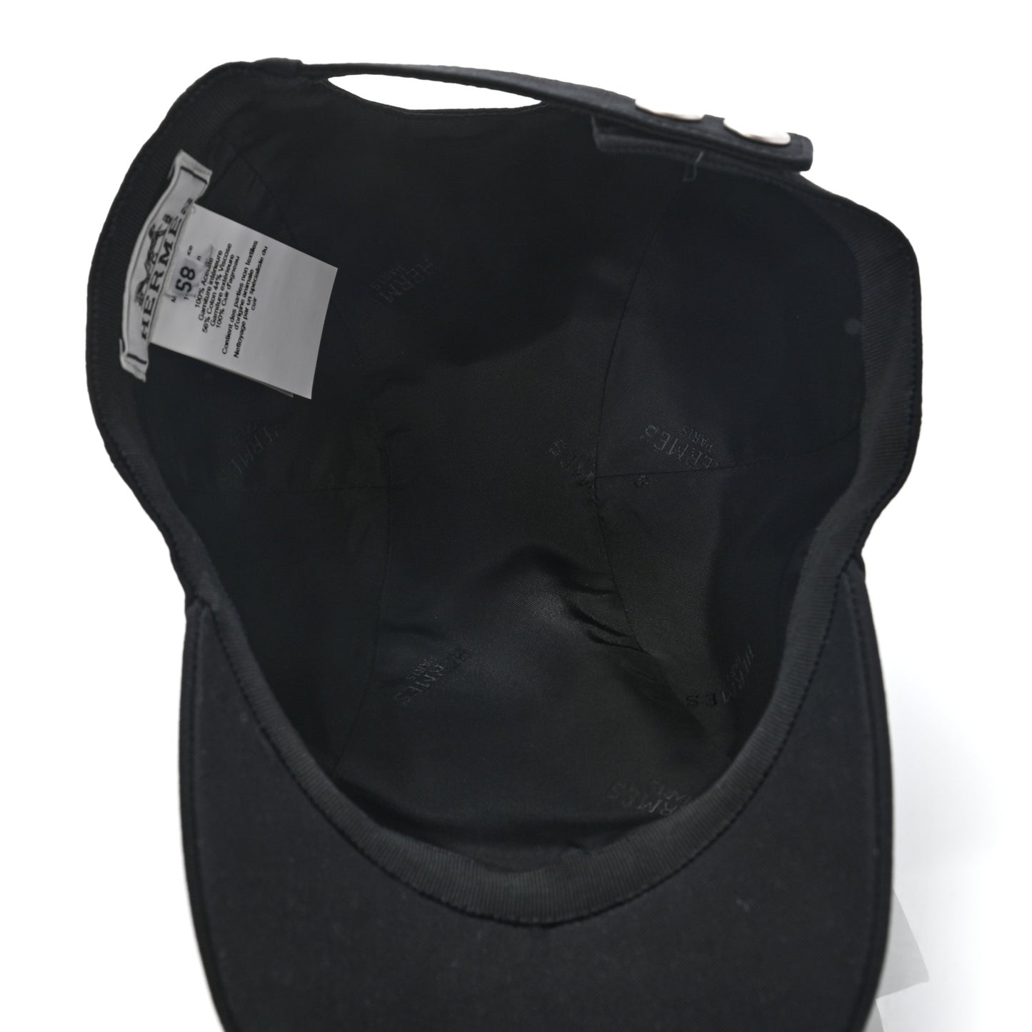 Cotton Miles H Circle Hat 58 Black
