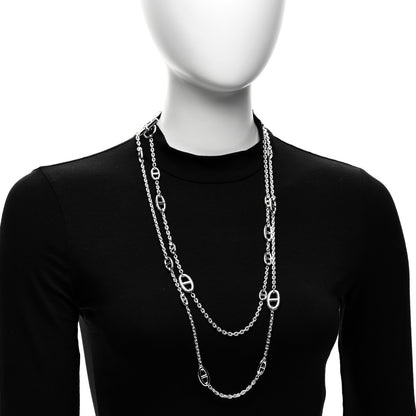 Hermes Sterling Silver Farandole Necklace 160 2 of 6