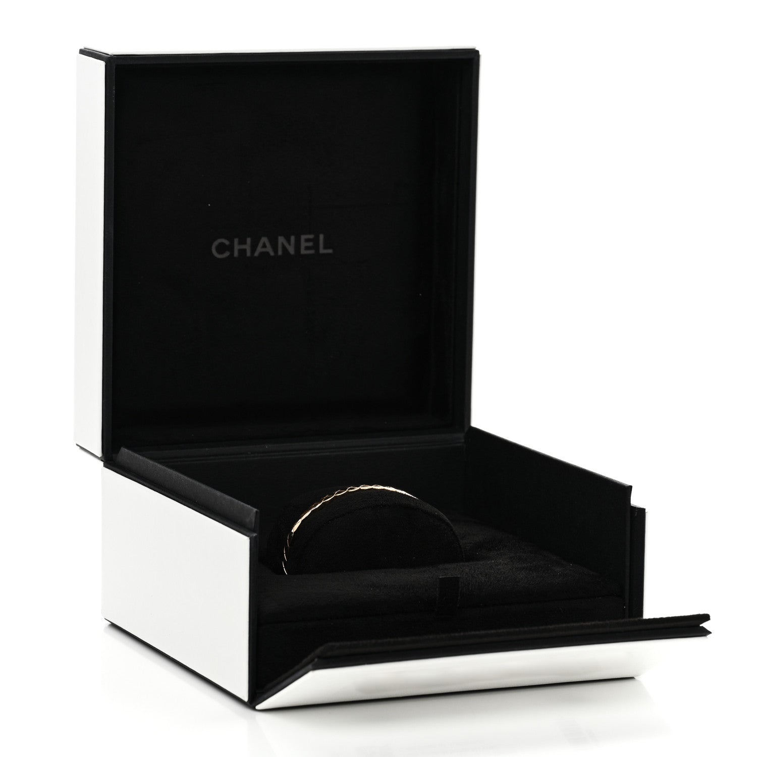 Chanel 18K Yellow Gold Diamond Mini Coco Crush Cuff Bracelet XS 5 of 5