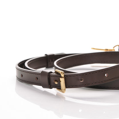 Louis Vuitton Calfskin 16mm Adjustable Shoulder Strap Brown 5 of 5