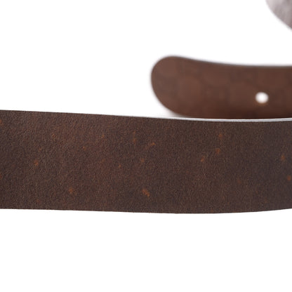 Gucci Guccissima Signature Belt 95 38 Dark Brown 8 of 9
