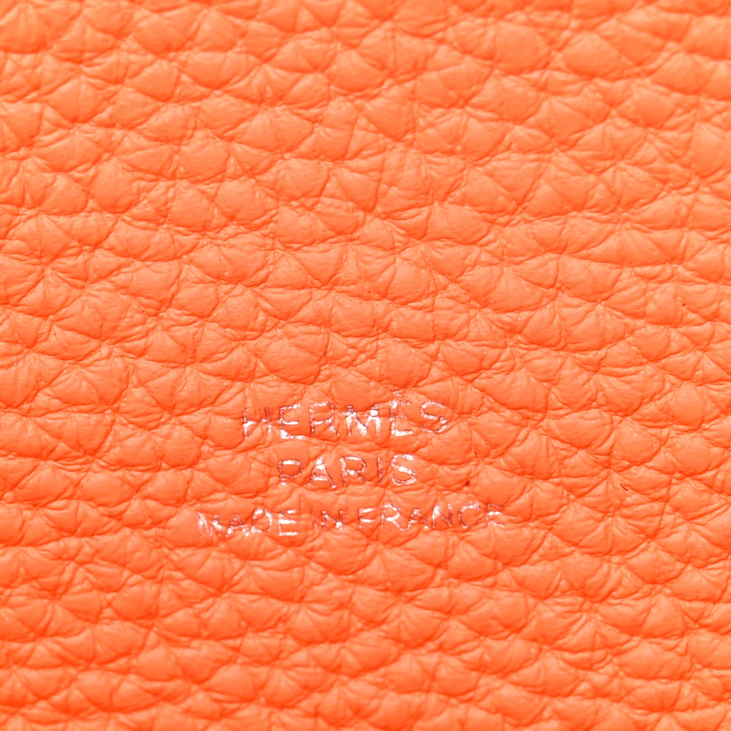 Hermes Togo Videpoches Orange 6 of 12