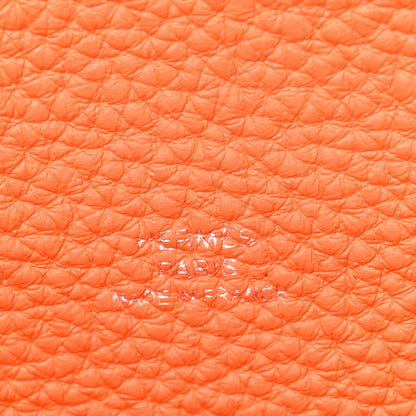 Hermes Togo Videpoches Orange 6 of 12