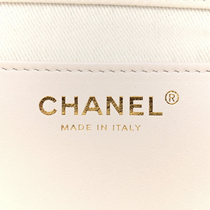 Chanel Caviar Quilted Mini Business Affinity Backpack White 6 of 11