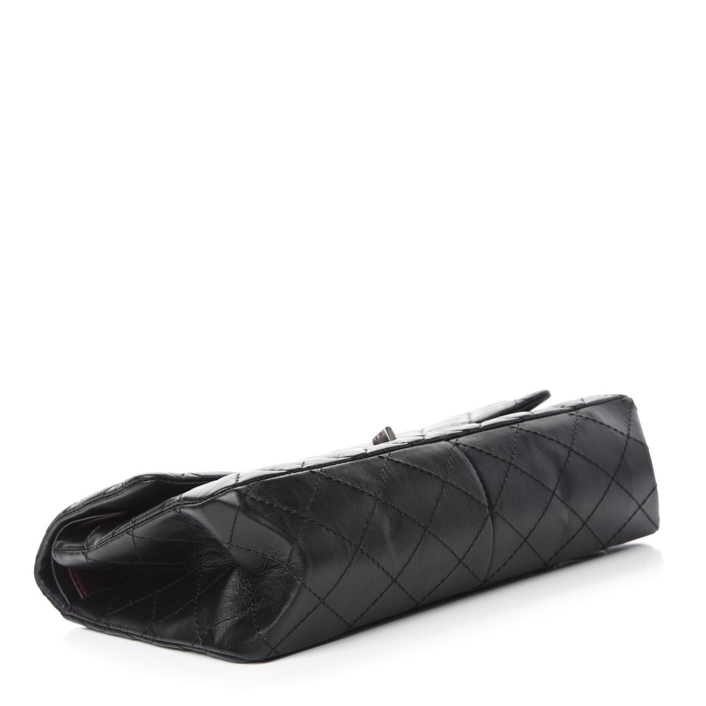 Aged Calfskin Quilted 2.55 Reissue 226 Flap Black