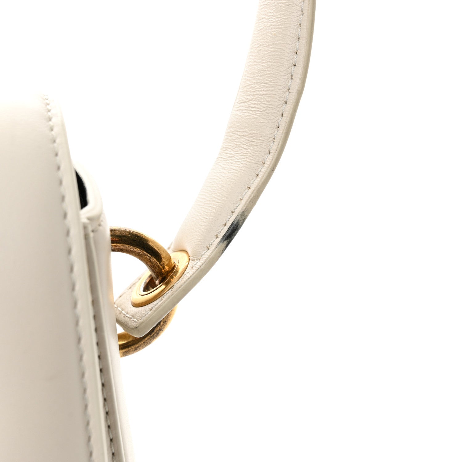 Off-White Calfskin Burrow 22 Shoulder Bag Beige 11 of 16