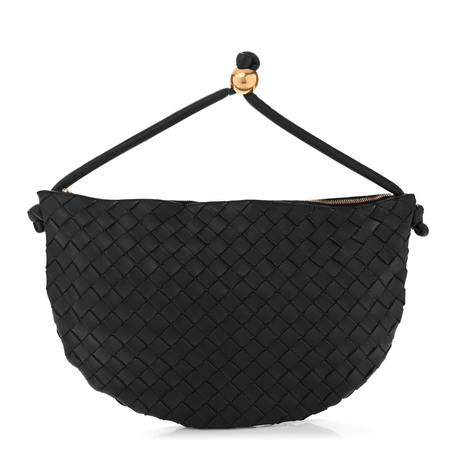 Bottega Veneta Nappa Intrecciato Medium Turn Pouch Black 1 of 9