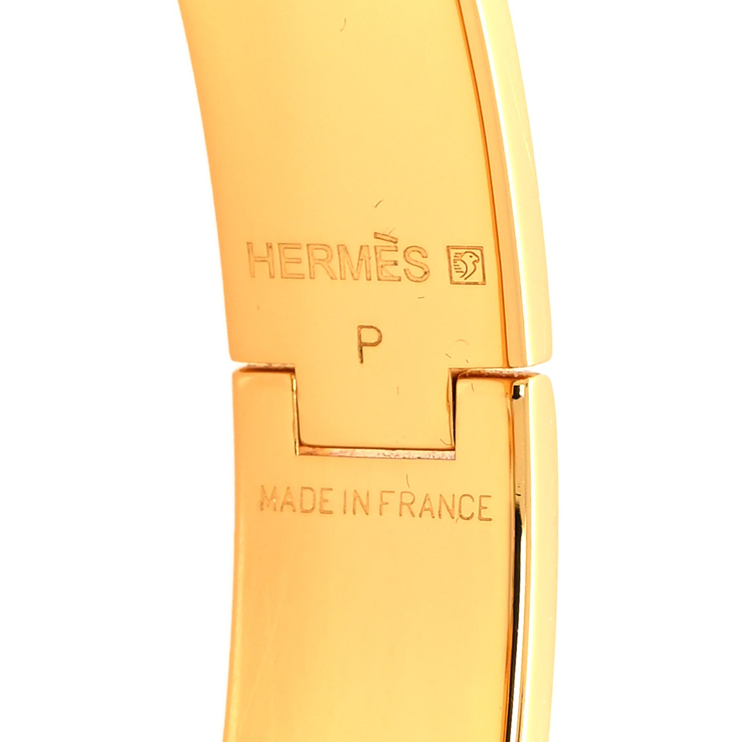 Enamel Narrow Clic Clac H Bracelet PM Rouge Baroque