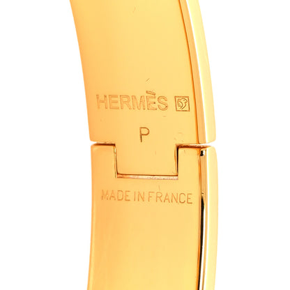 Hermes Enamel Narrow Clic Clac H Bracelet PM Rouge Baroque 4 of 5