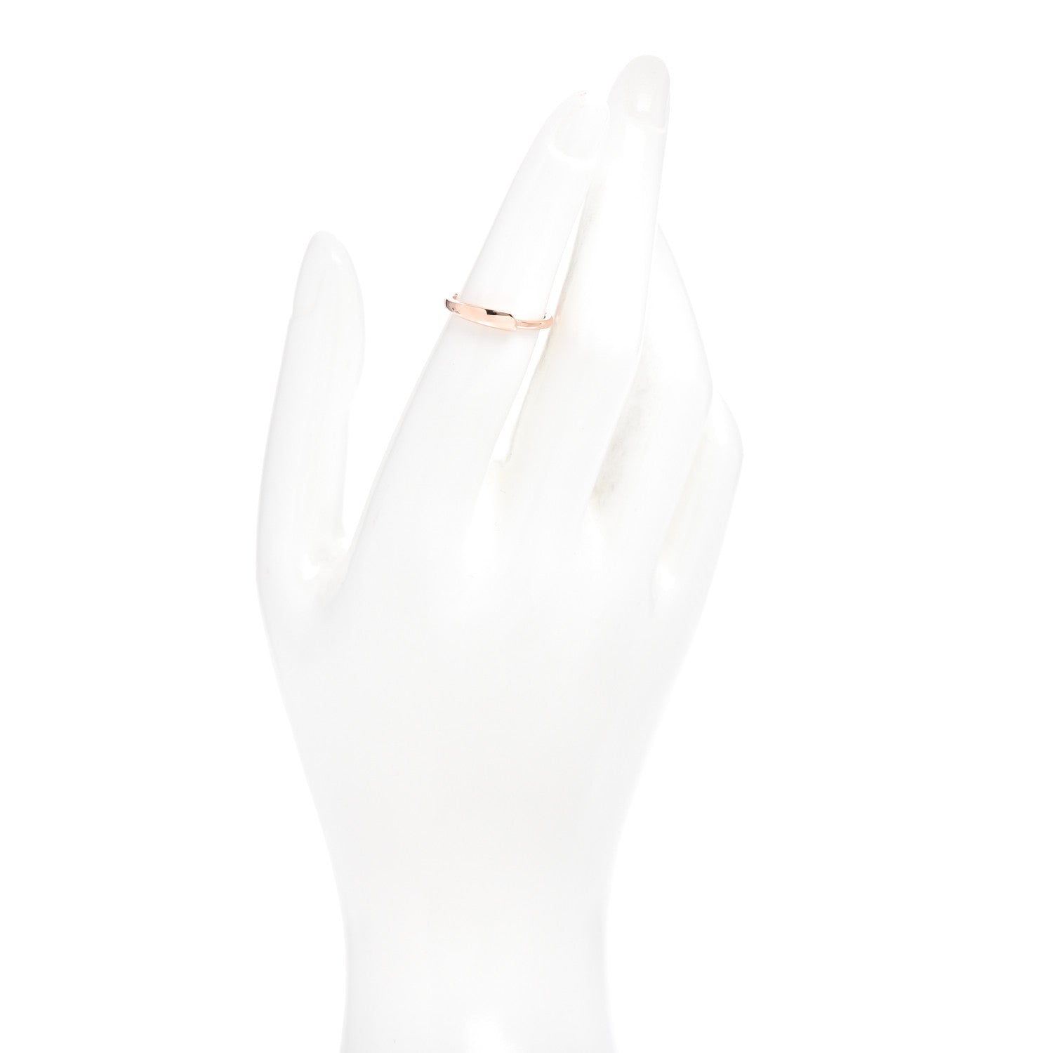 Hermes 18K Rose Gold Chaine d'Ancre Punk Ring 50 5.25 2 of 5