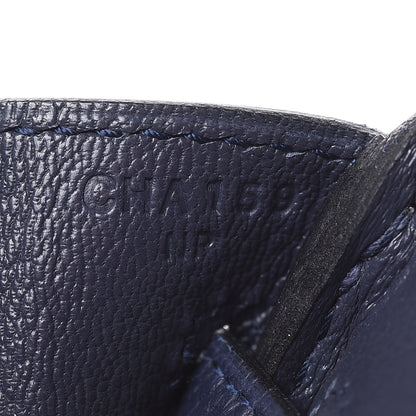 Hermes Togo Birkin 25 Bleu Nuit 11 of 31