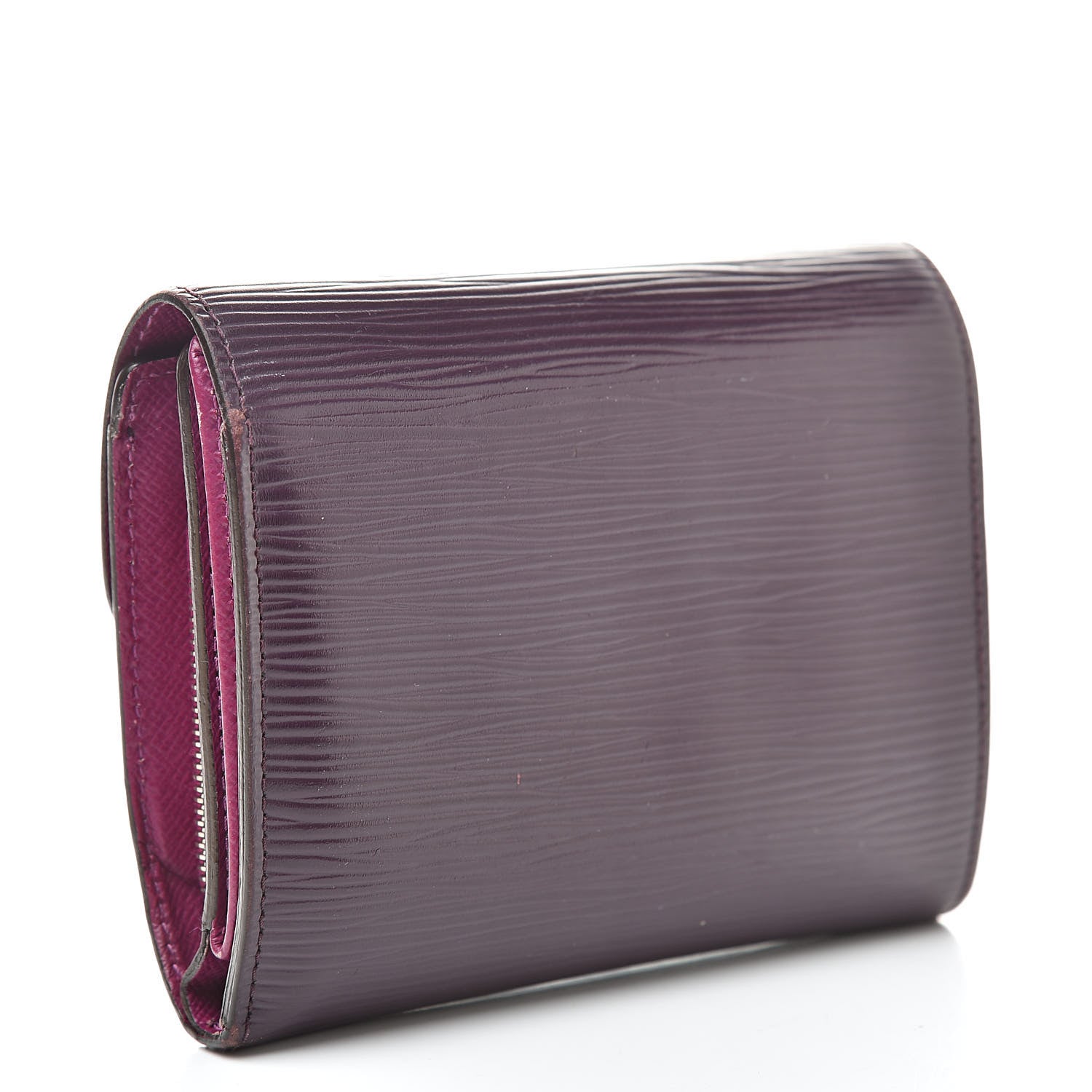 Louis Vuitton Epi Joey Wallet Cassis 3 of 18