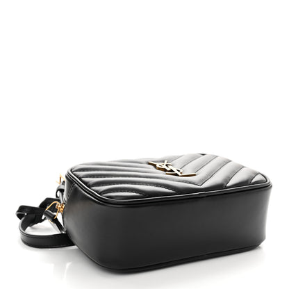 Saint Laurent Calfskin Matelasse Monogram Lou Belt Bag Black 4 of 11