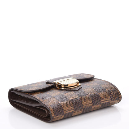 Louis Vuitton Damier Ebene Joey Wallet 4 of 7