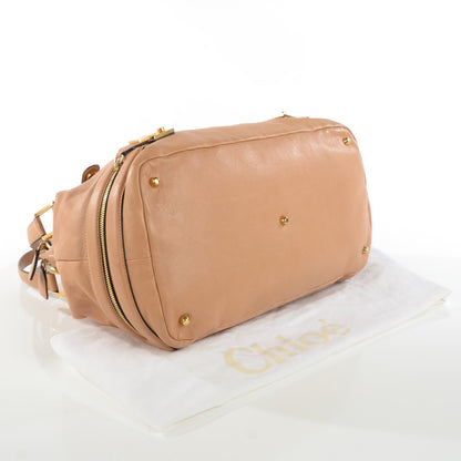 Chloe Calfskin Cary Zipped Shoulder Bag Beige 6 of 11