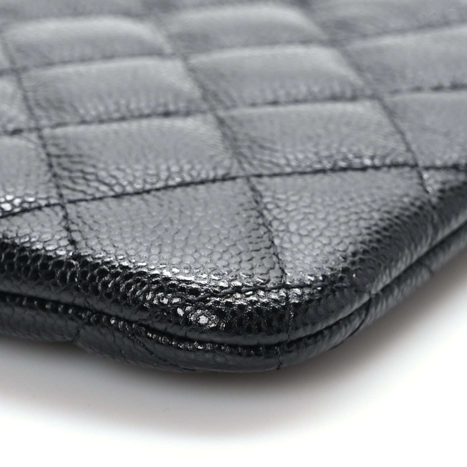 Chanel Caviar Quilted Cosmetic Case Black 8 of 9
