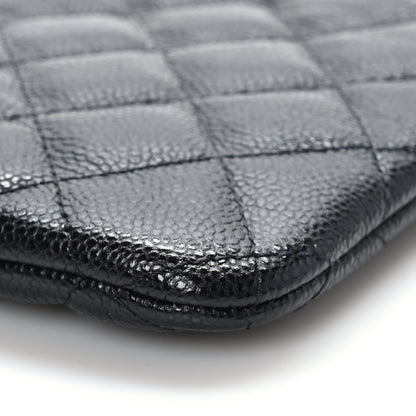 Chanel Caviar Quilted Cosmetic Case Black 8 of 9