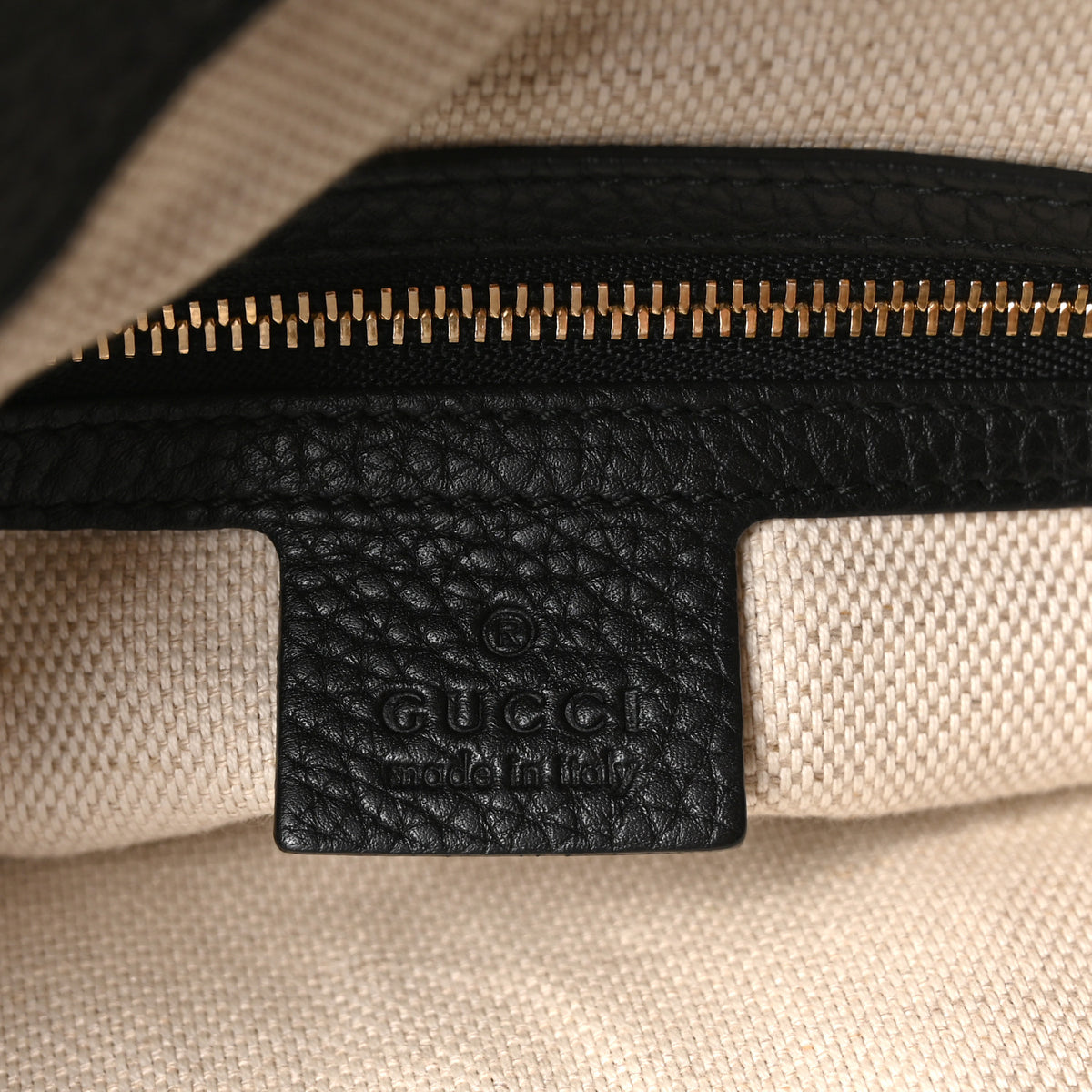 Gucci Pebbled Calfskin Large Soho Hobo Black 6 of 10