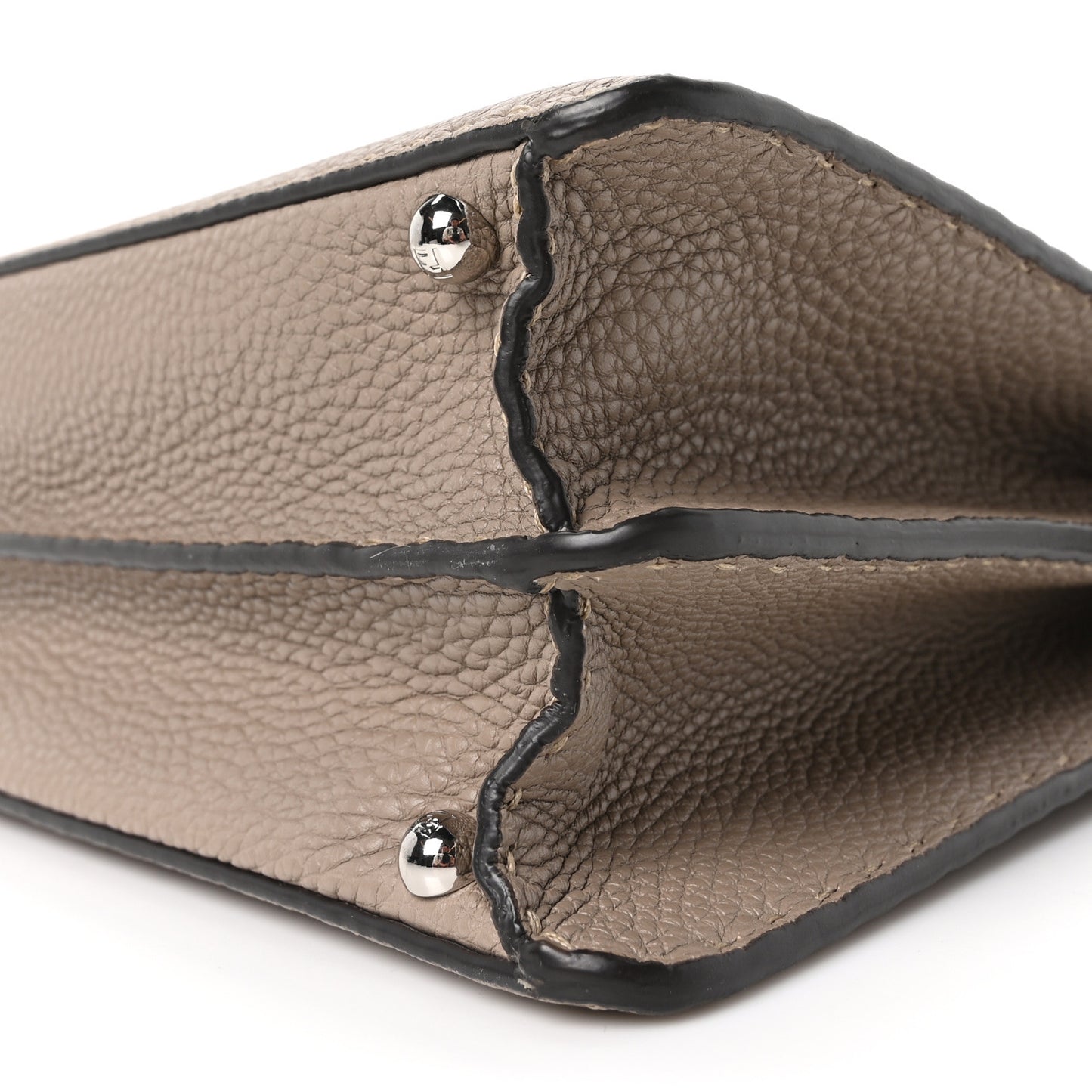 Cuoio Romano Selleria Chamois Medium Peekaboo I SEE U Satchel Corda Camelia Cipria