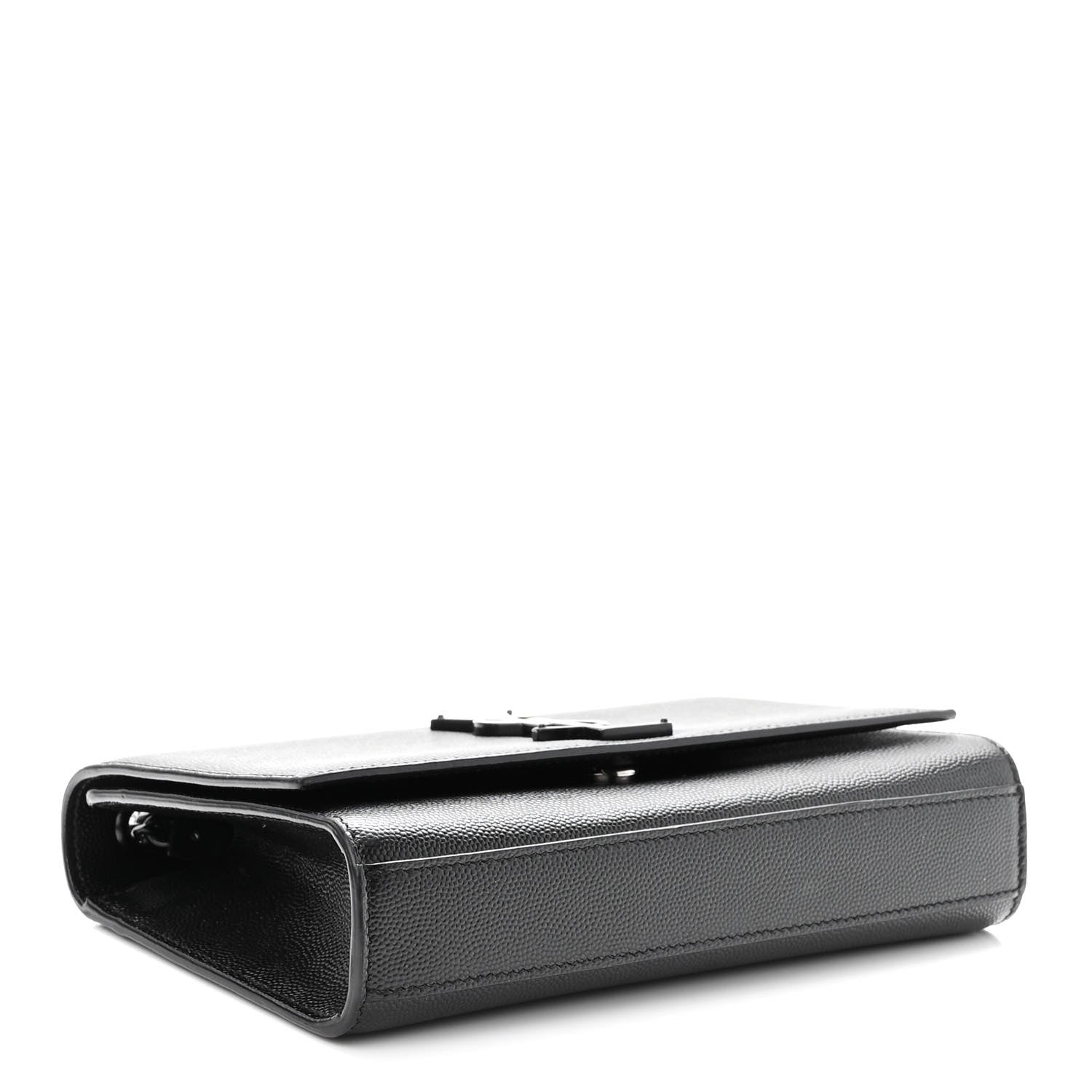 Saint Laurent Grain De Poudre Small Monogram Kate Satchel Black 4 of 9