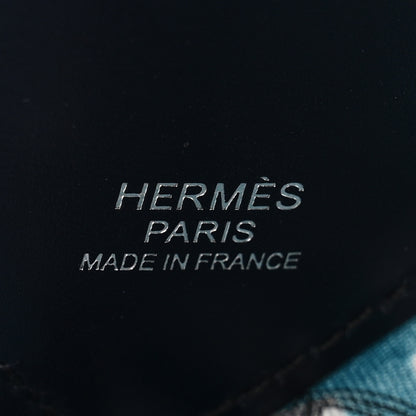 Hermes Silk Balusoie Bag  Bleu Saint Cyr Bleu Indigo 6 of 8