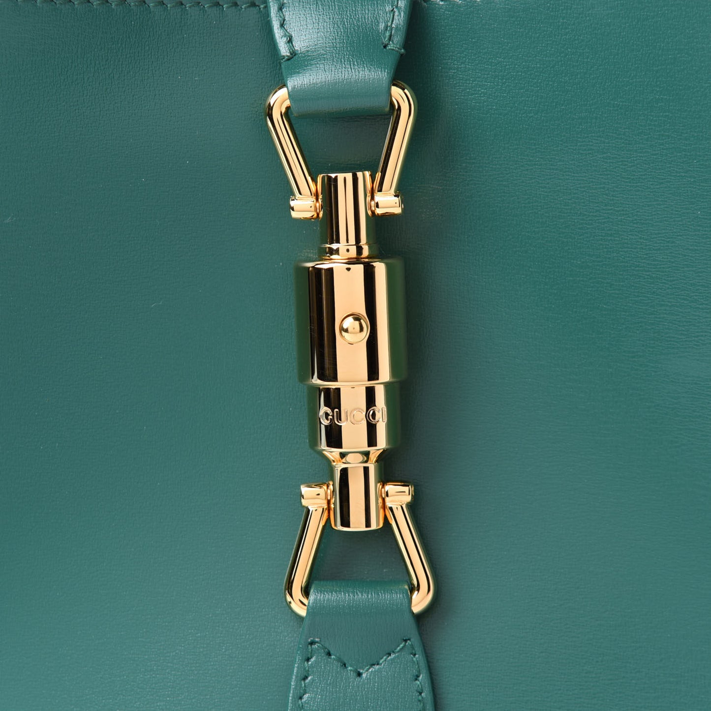 Boarded Dyana Lux Calfskin Small Jackie 1961 Hobo Emerald